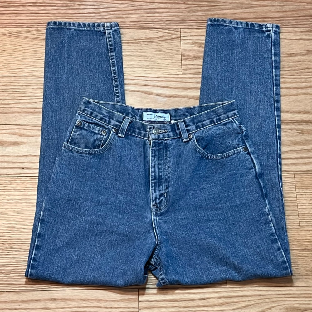 VINTAGE 90s high rise tapered leg jeans